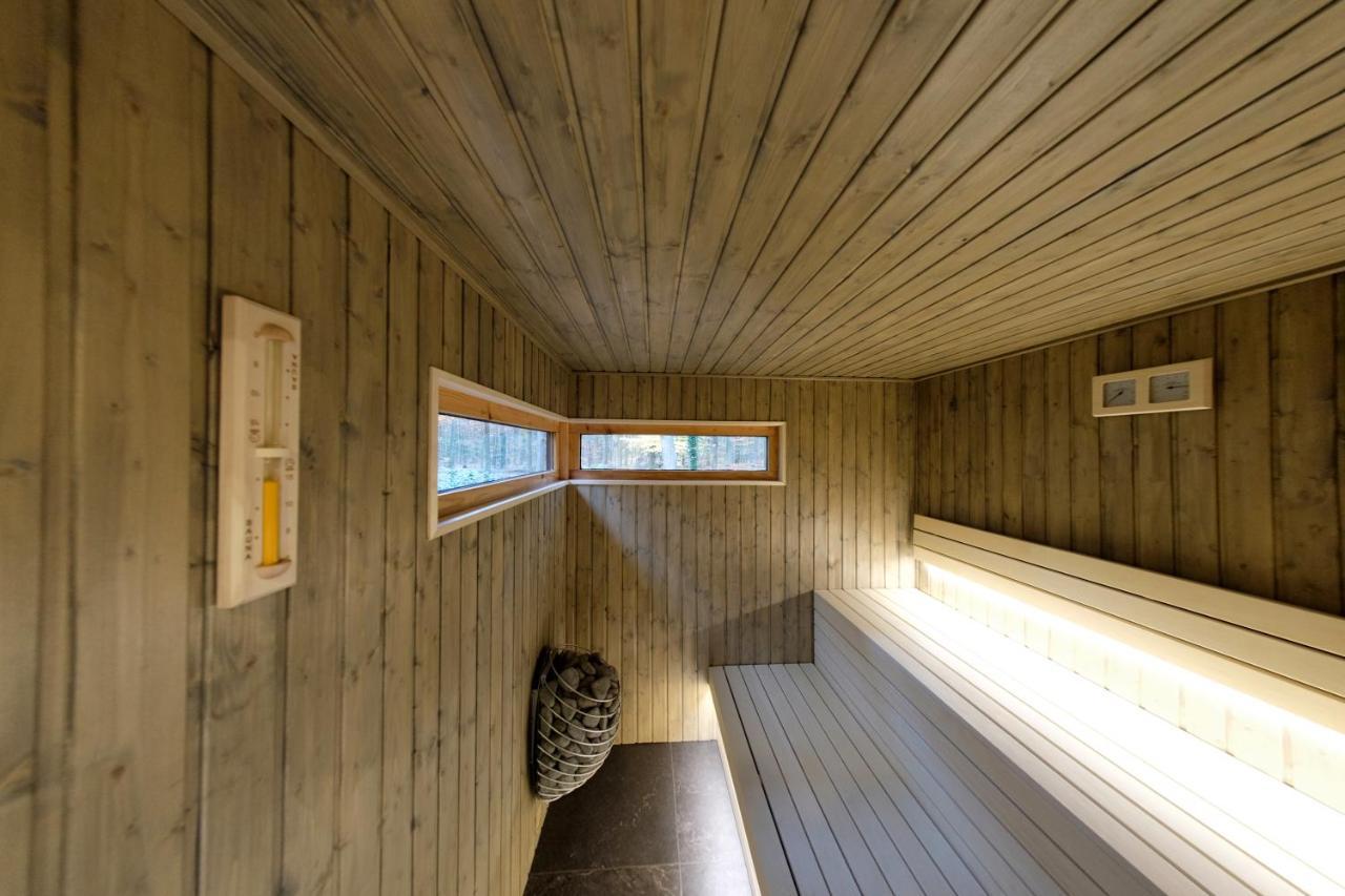 Lodge In Een Bosrijke Omgeving Met Hottub & Sauna Opt Rheezerveen Ngoại thất bức ảnh